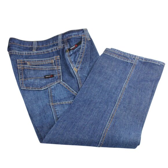 Ariat M4 Fire Resistant Workhorse Relaxed Boot Cut Denim Jeans Size 38 - Picture 4 of 9